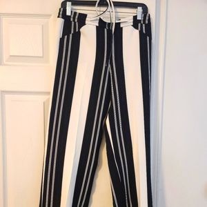 INC international Concepts Size 4 Black/White Striped pants